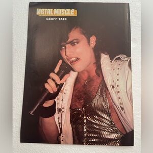 Metal Muscle Queensryche Geoff Tate pinup